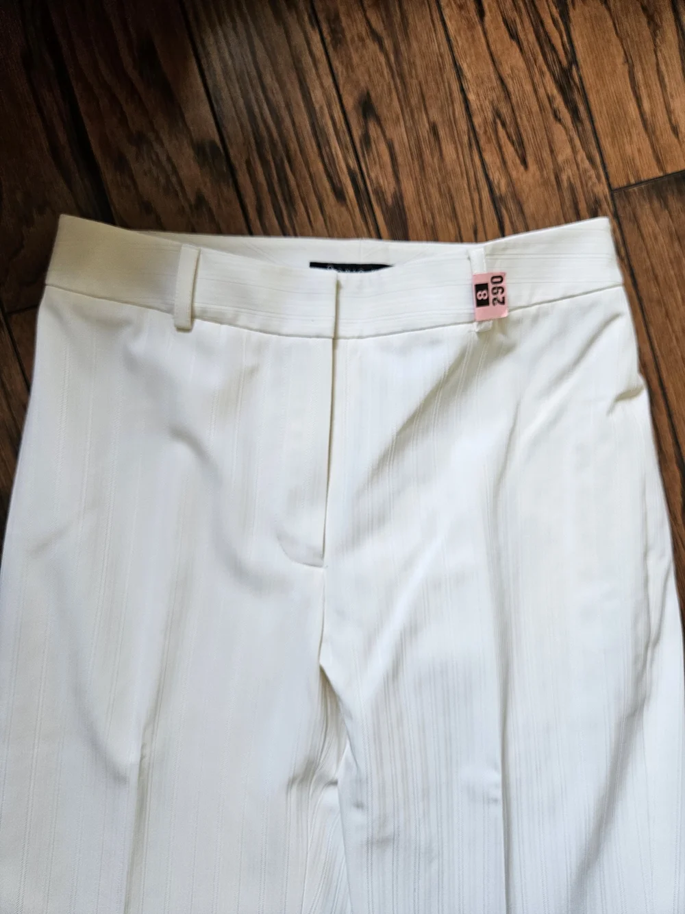 Antonio Melani Classic Women's White Tailored Pant Suit Set